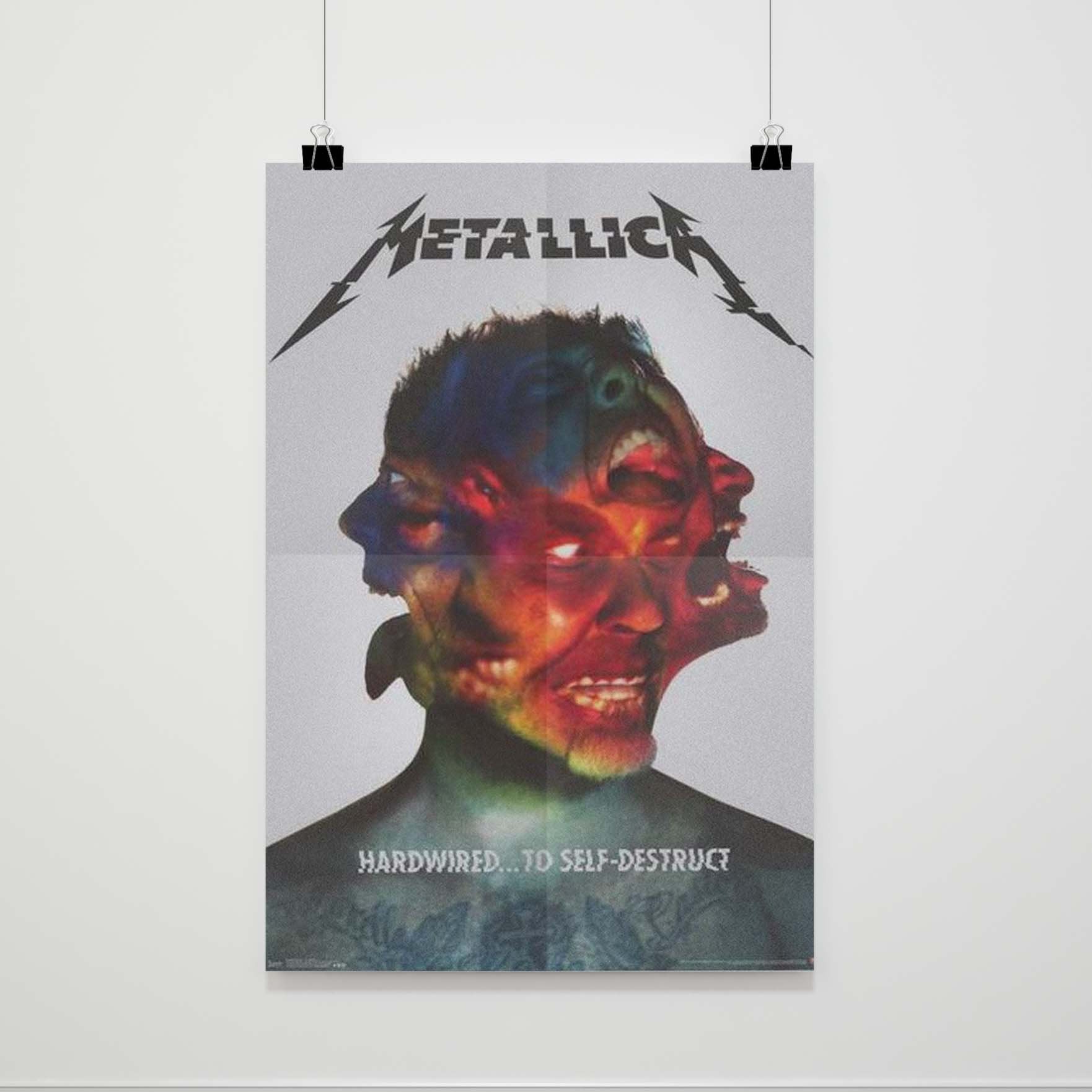 Metallica Hardwired Album Cover Poster