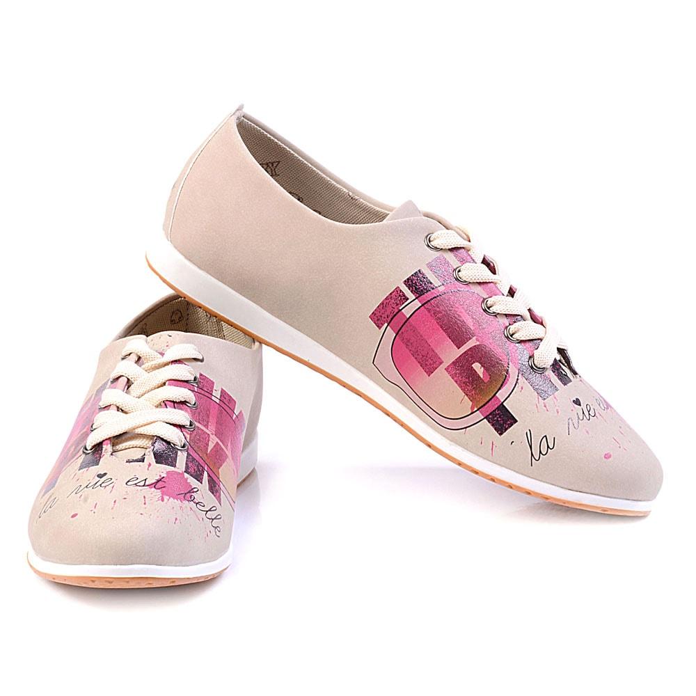 Think Pink Ballerinas Shoes Slv180