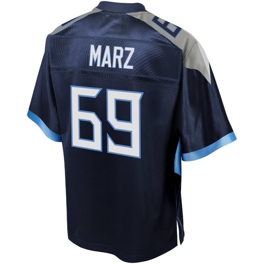 Tyler Marz Tennessee Titans NFL Pro Line Player Jersey – Navy