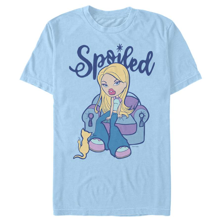 Bratz Men’s Spoiled Cloe  T Shirt Light Blue L