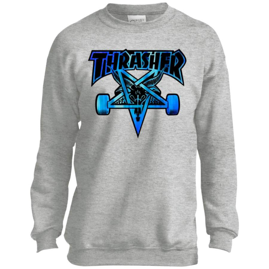 Thrasher Skateboard Fashion Youth Crewneck Sweatshirt