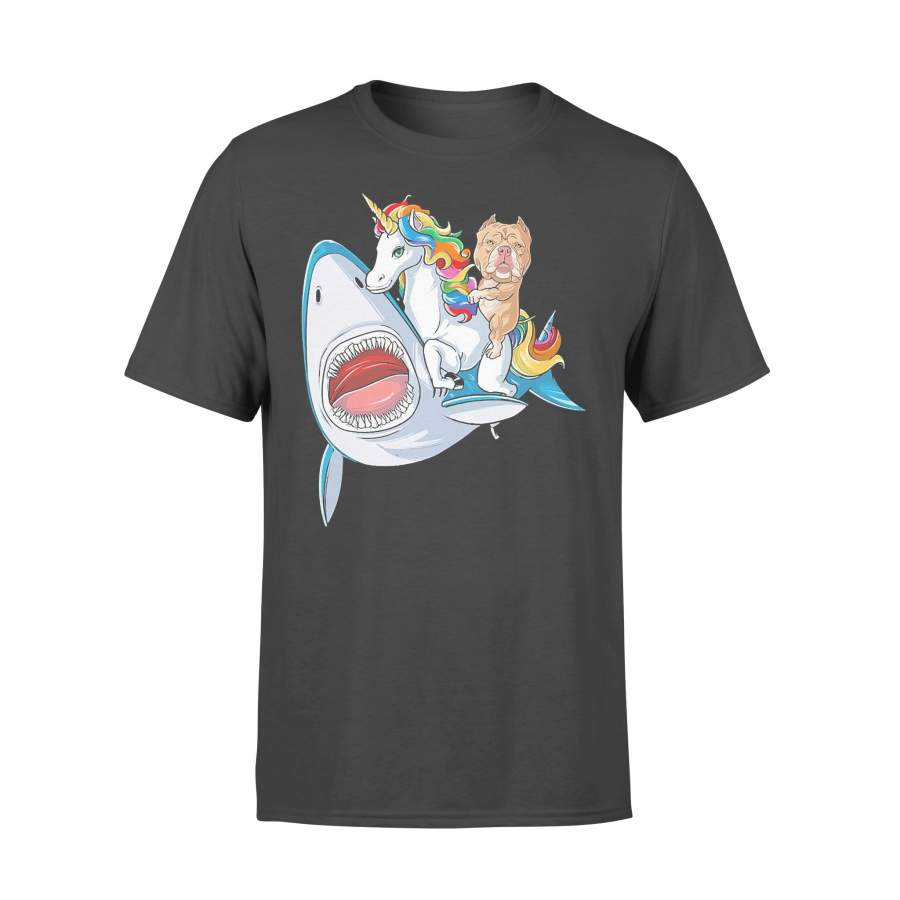 Bulldog Shark Unicorn Friends T-Shirt