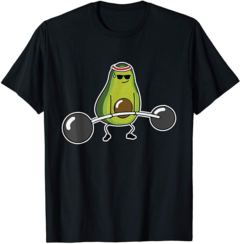 Avocado Workout Cinco De Mayo Funny Lifting Fitness Mexican T-Shirt