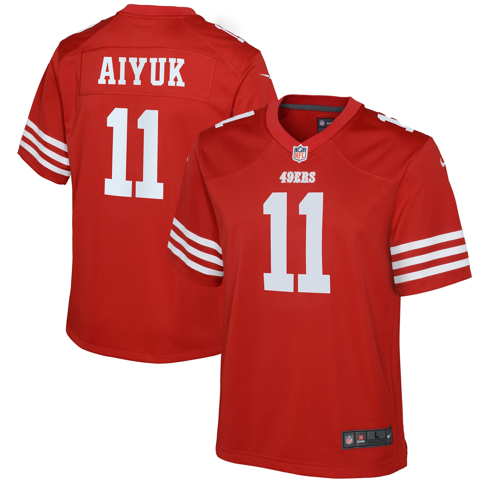 Brandon Aiyuk San Francisco 49ers Game Jersey – Scarlet NFL