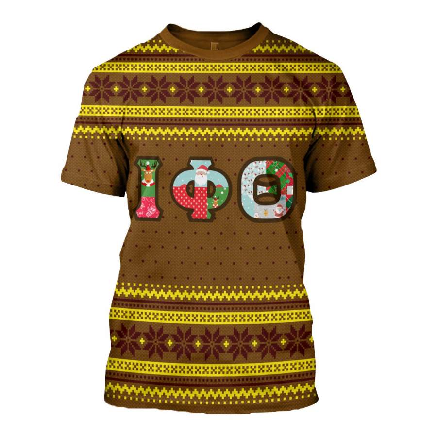 3D ALL OVER IOTA PHI THETA UGLY SWEATER 16102019