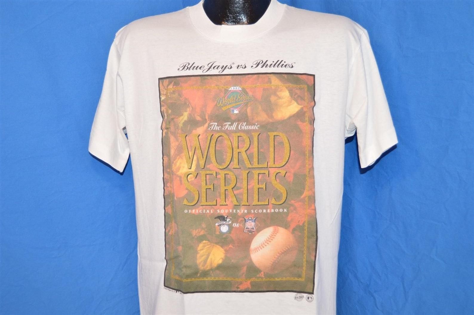 90S Toronto Blue Jays Philadelphia Phillies 1993 World Series Vintage T-Shirt