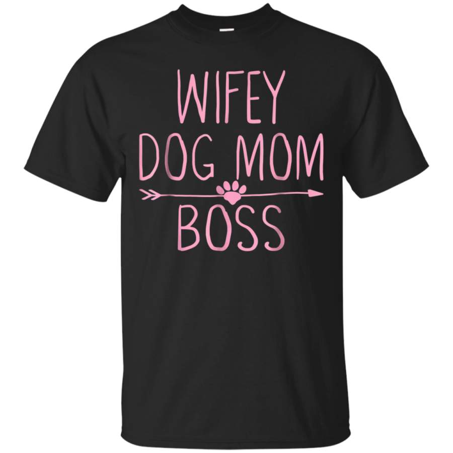 AGR Wifey Mom Boss Lady Tshirt Mommy Gifts From Daughter, Son