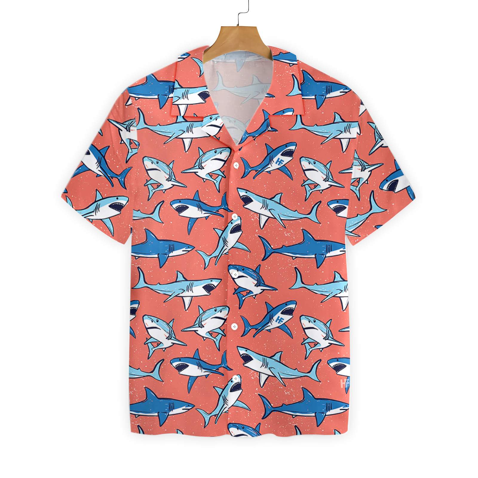 Shark Pattern 05 2810 Hawaii Shirt Ha7423