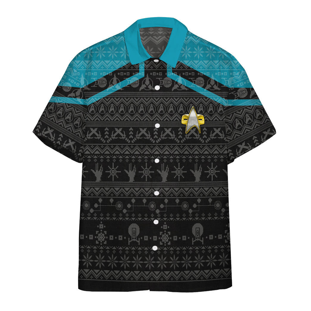 3D S.T Picard 2022 Blue Ugly Christmas Custom Hawaii Shirt