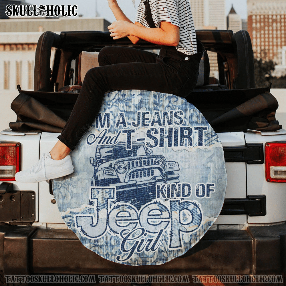 Je*P Girl Jeans Spare Tire Cover #Kv