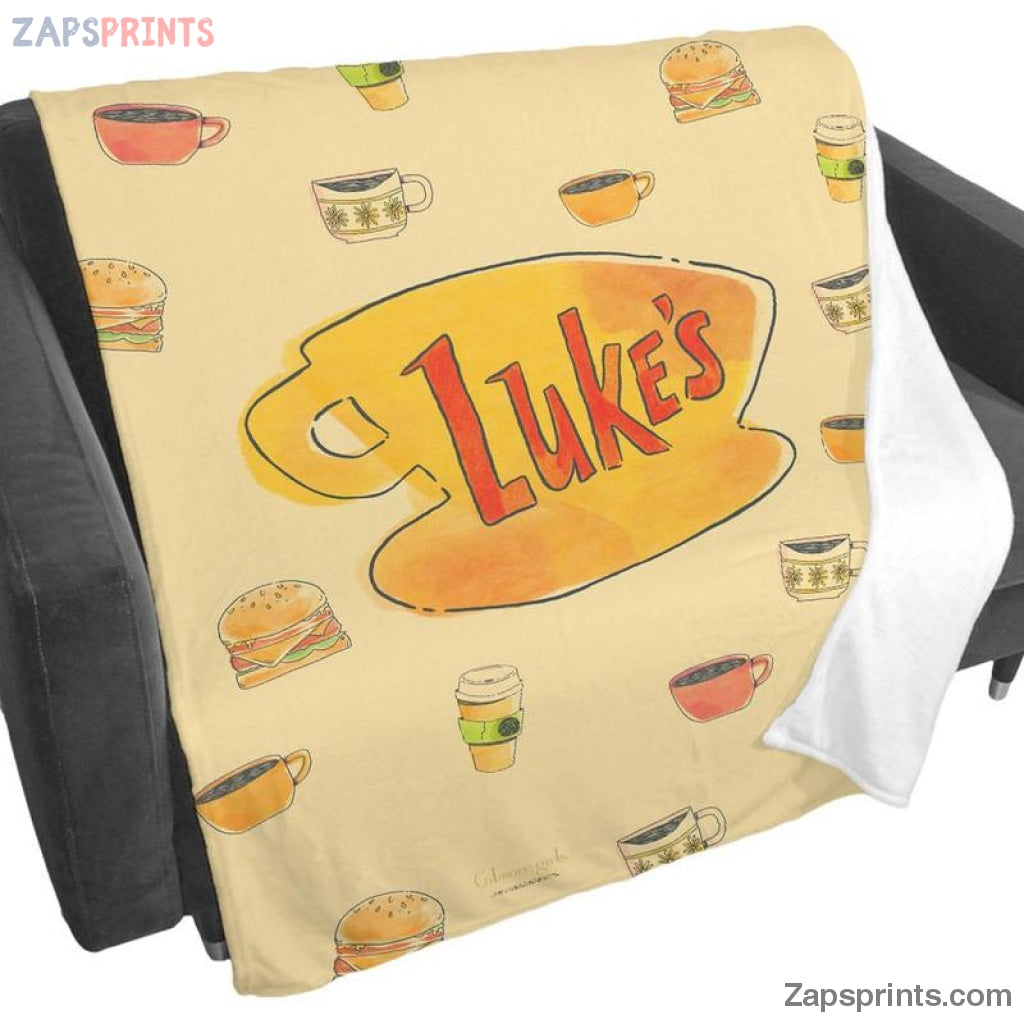 Luke S Diner Pattern Gilmore Gilrs Television Series Blanket