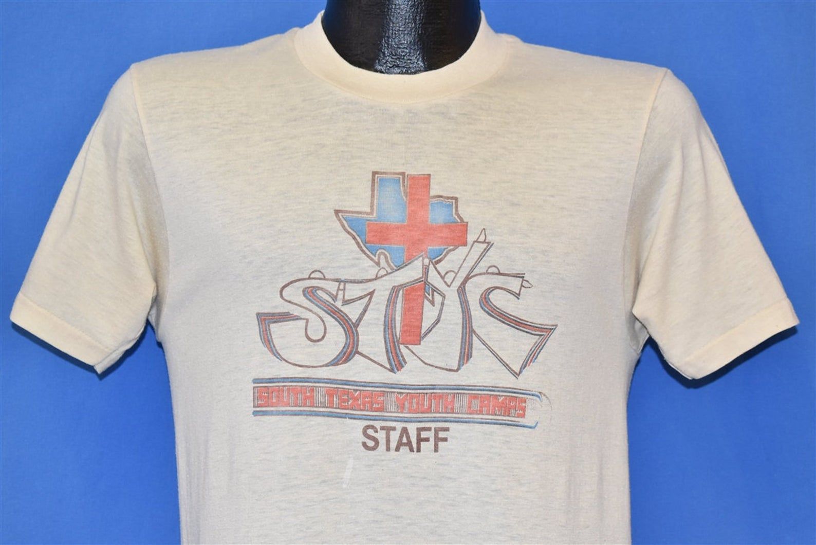 80S Styc South Texas Camps Staff Religious Christian T-Shirt