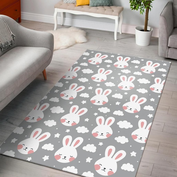 Rabbit Dhcoud Pattern Dhcdhc Dt1910 Rug