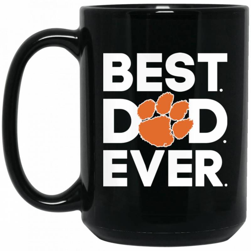 Clemson Tiger Paw Best Dad Ever Coffee Mug