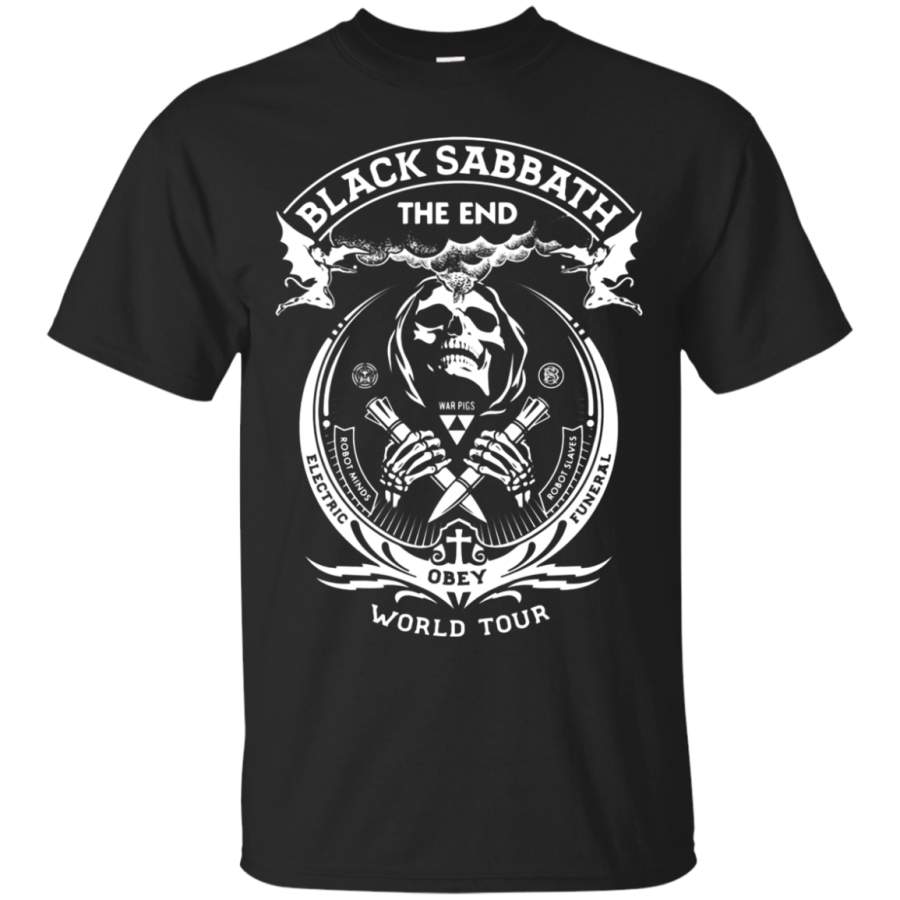 AGR Black Sabbath Mens Black Sabbath THE END Tour London Shirt