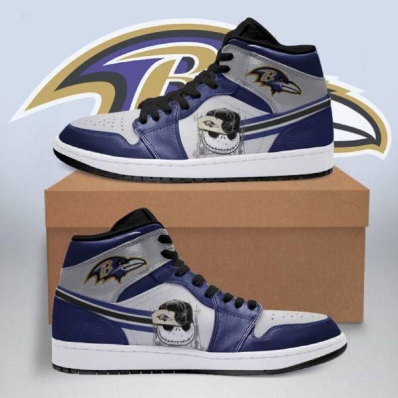 Baltimore Ravens Air Jordan Sport Custom Sneakers