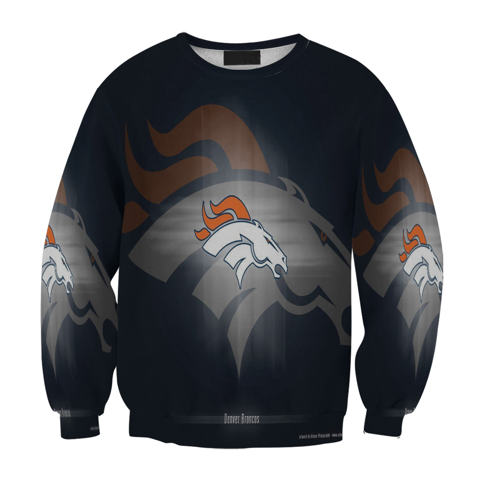 Denver Broncos Emblem V3 Gift For Fan 3D Full Printing Sweatshirt