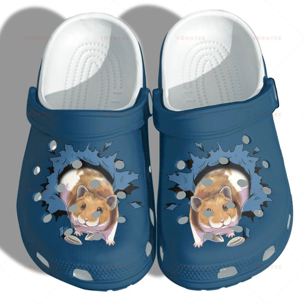 Cute Hamsters Shoes Crocs – Girl Who Love Guinea Pigs Mouse Funny Gift For Lover Rubber Crocs Clog Shoes Comfy Footwear
