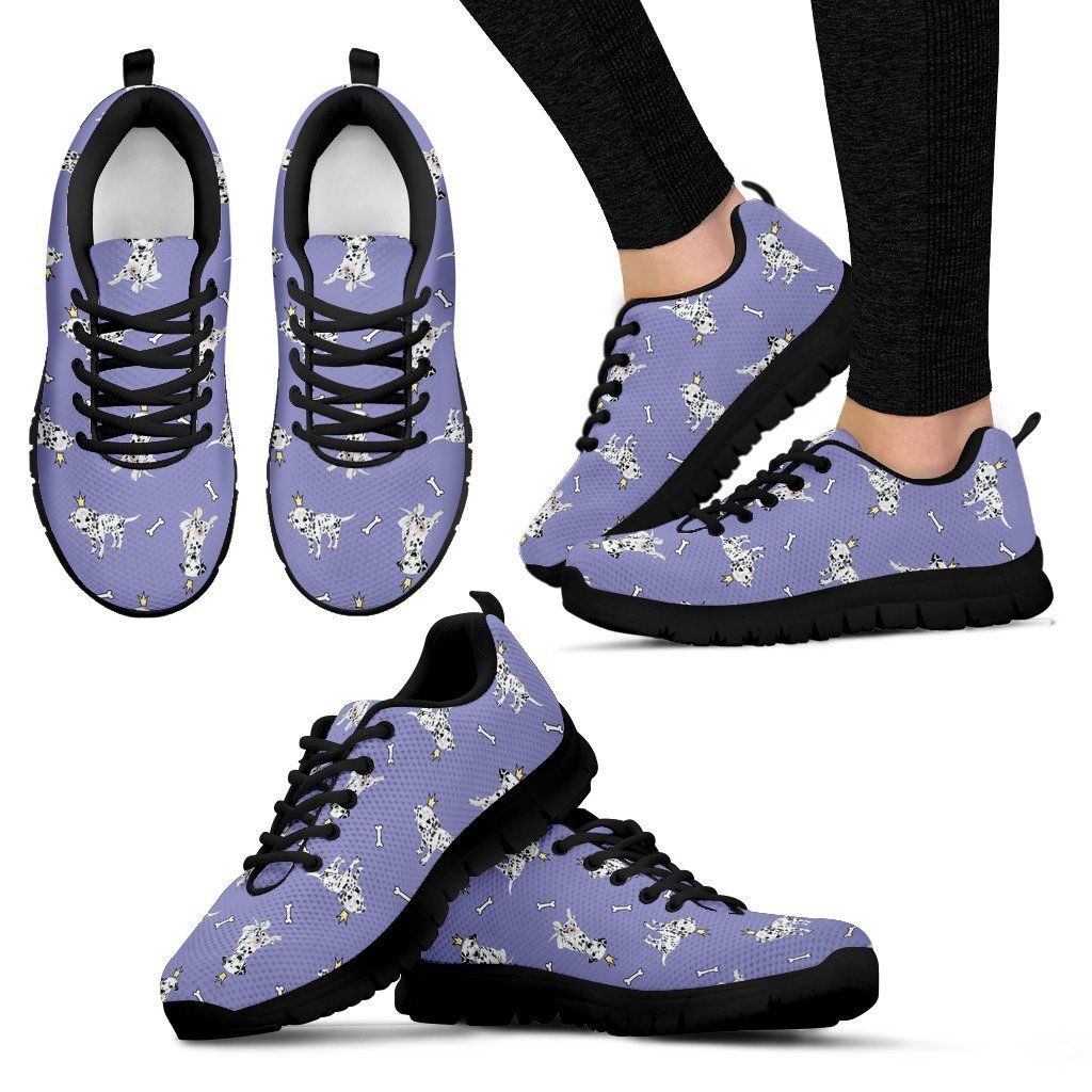 Puppy Dalmatian Pattern Print Sneakers Shoes