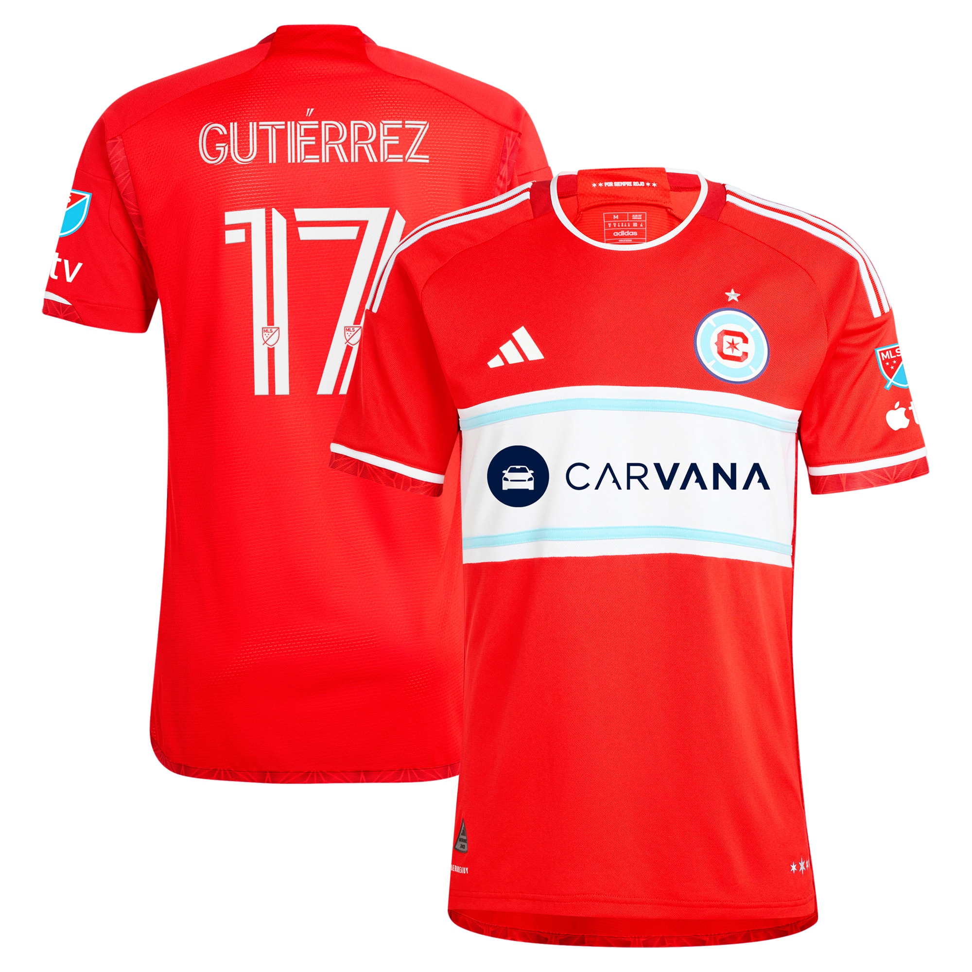 Brian Gutiérrez Chicago Fire 2024 Return To Red Authentic Player Jersey  Red