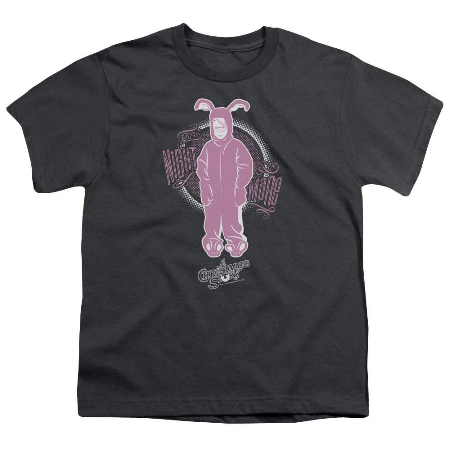 A Christmas Story Pink Nightmare Youth T-Shirt (Ages 8-12)