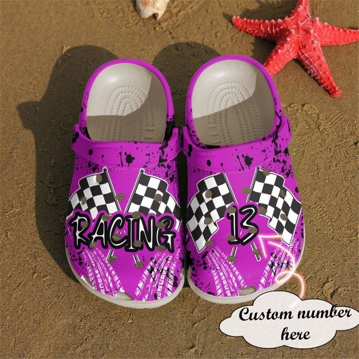 Racing Personalized Born To Race Sku 2006 Crocss Crocband Clog Comfortable For Mens Womens Classic Clog Water Shoes For Men Women Kids