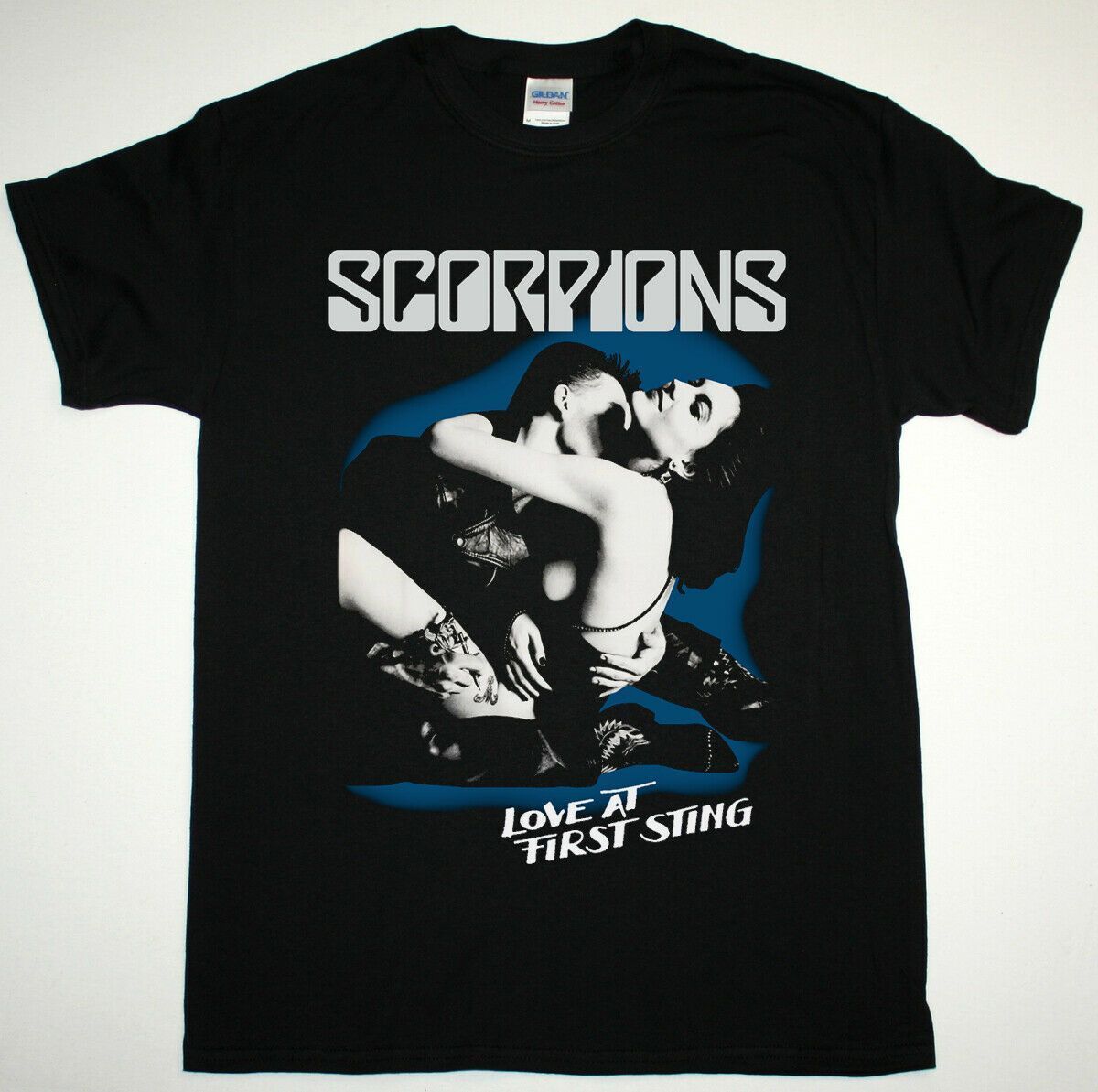 Scorpions Love At First Sting Mens Black T Shirt Hard Rock Heavy Metal Shirt