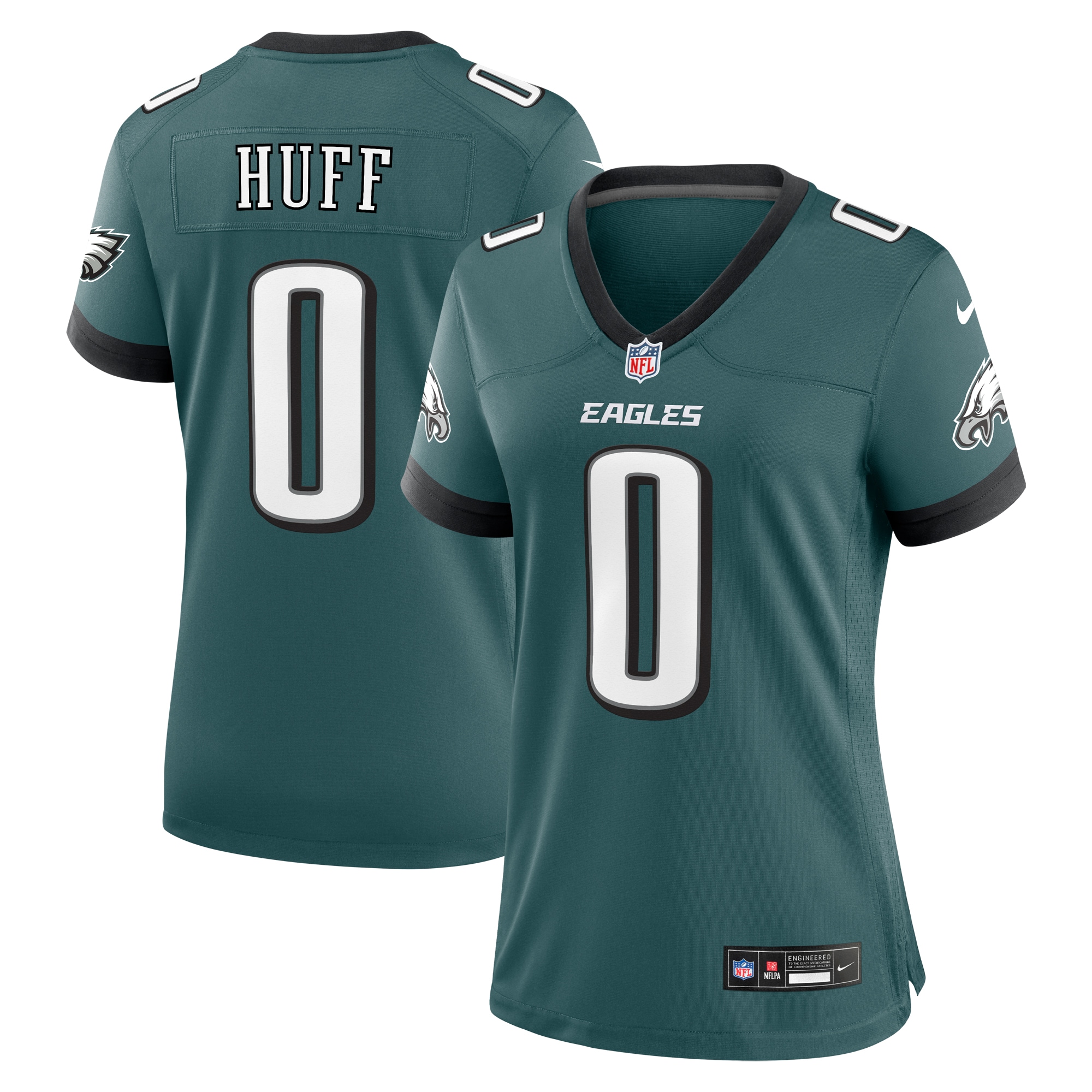 Bryce Huff Philadelphia Eagles Women's Game Player Jersey – Midnight Green