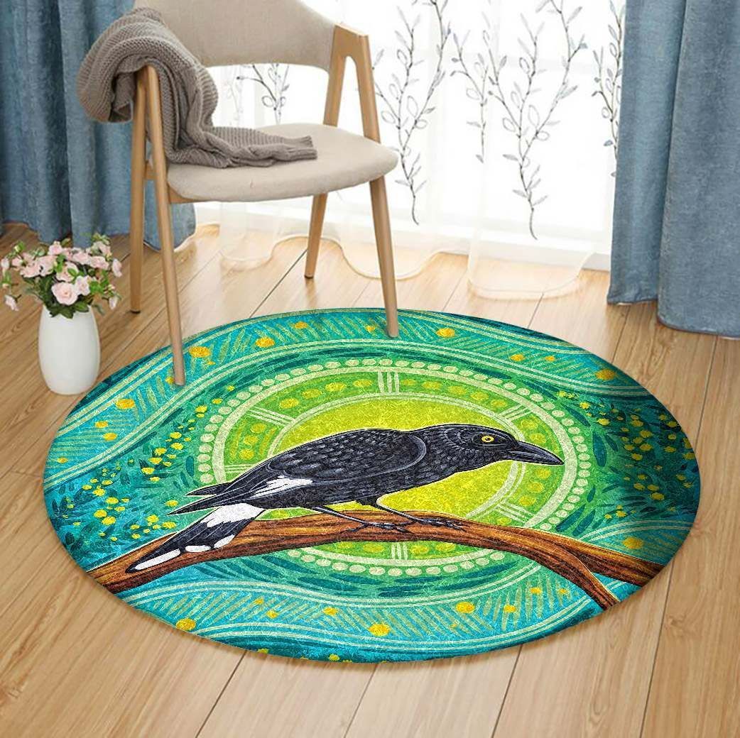 Crows GE2529 Round Rug  CYSI2907