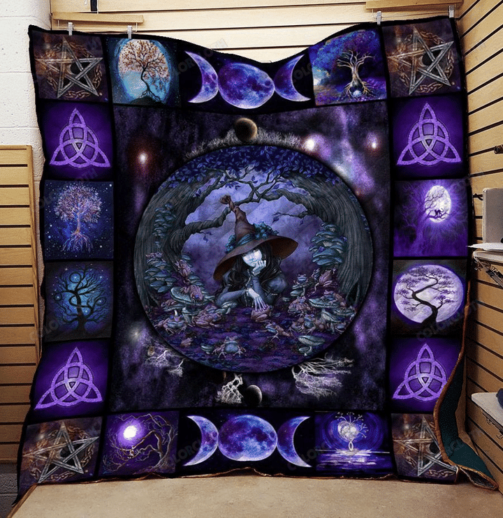 Tree Of Life Wicca Blanket Gift For Magic Lover Birthday Gift Home Decor Bedding Couch Sofa Soft And Comfy Cozyy