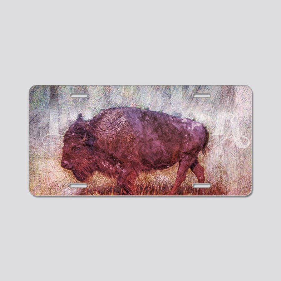 Tatanka The Spirit Animal Aluminum License Plate Car Tag Novelty Vanity Metal License Plate 6X12 Inch Car Accessories