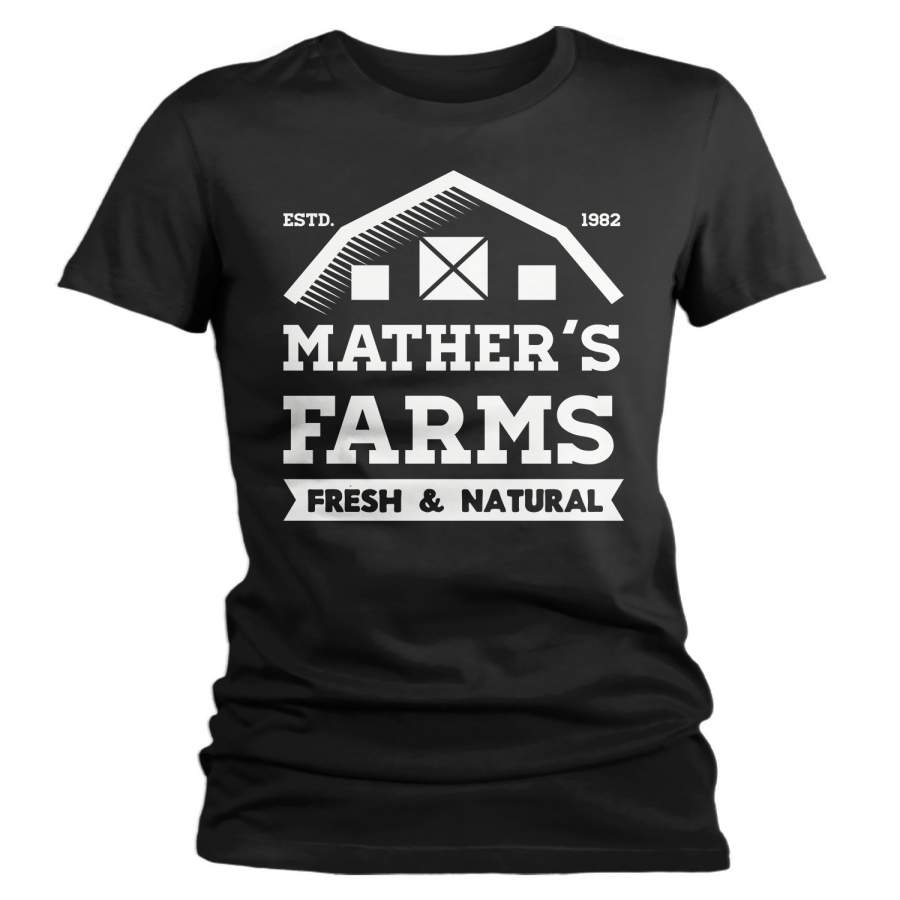 Women’s Personalized Farm T-Shirt Vintage Farmer Shirt Custom Tee Shirts Customized TShirt Barn Shirt Tee