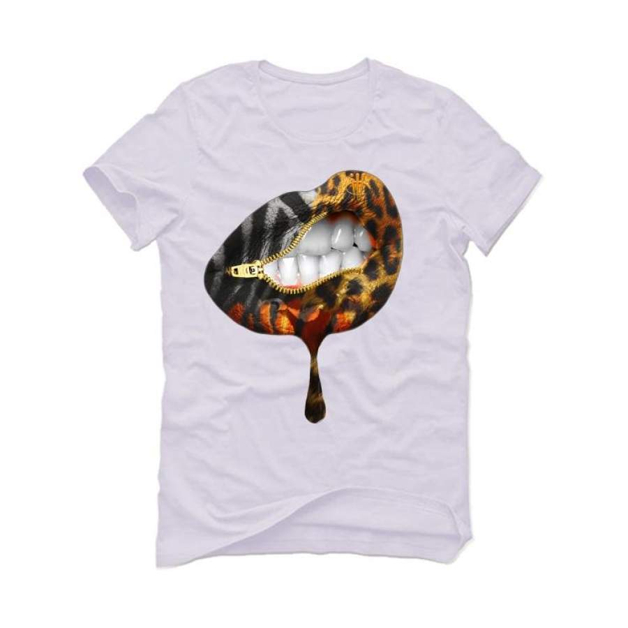 Air Jordan 3 ANIMAL White T-Shirt (LIPS UNSEALED)