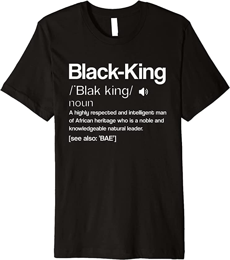 The Most Powerful Piece Black King Black History Premium T-Shirt