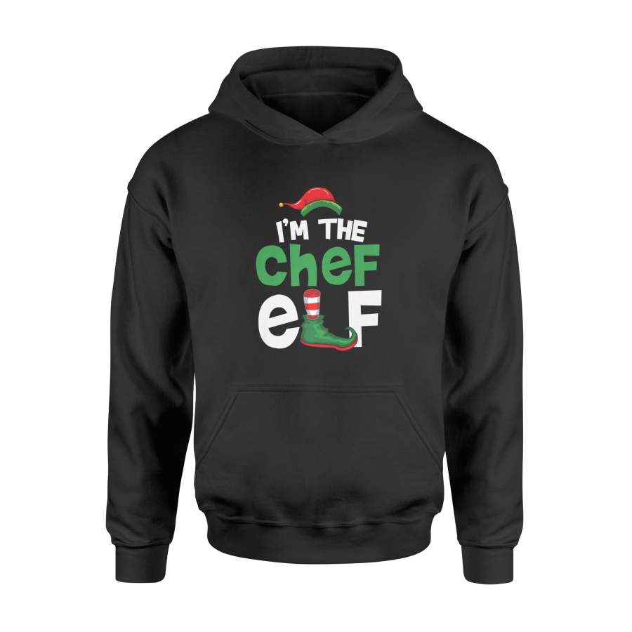 I’m The Chef Elf T-Shirt Christmas Family Matching PJ Tee – Standard Hoodie