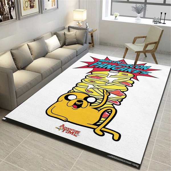 Adventure Time Bacon Pancakes Rug, Living Room Bedroom Carpet