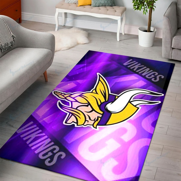 Minnesota Vikings Premium Rectangle Rug 8