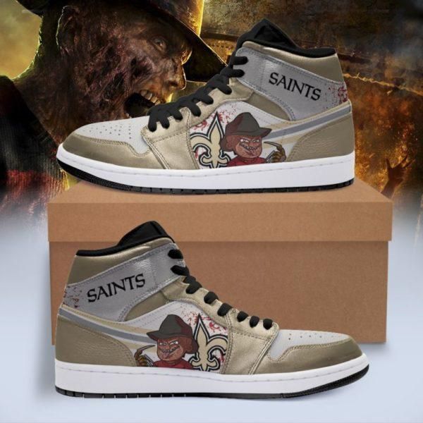 New Orleans Saints Horror Air Jordan Sport Custom Sneakers