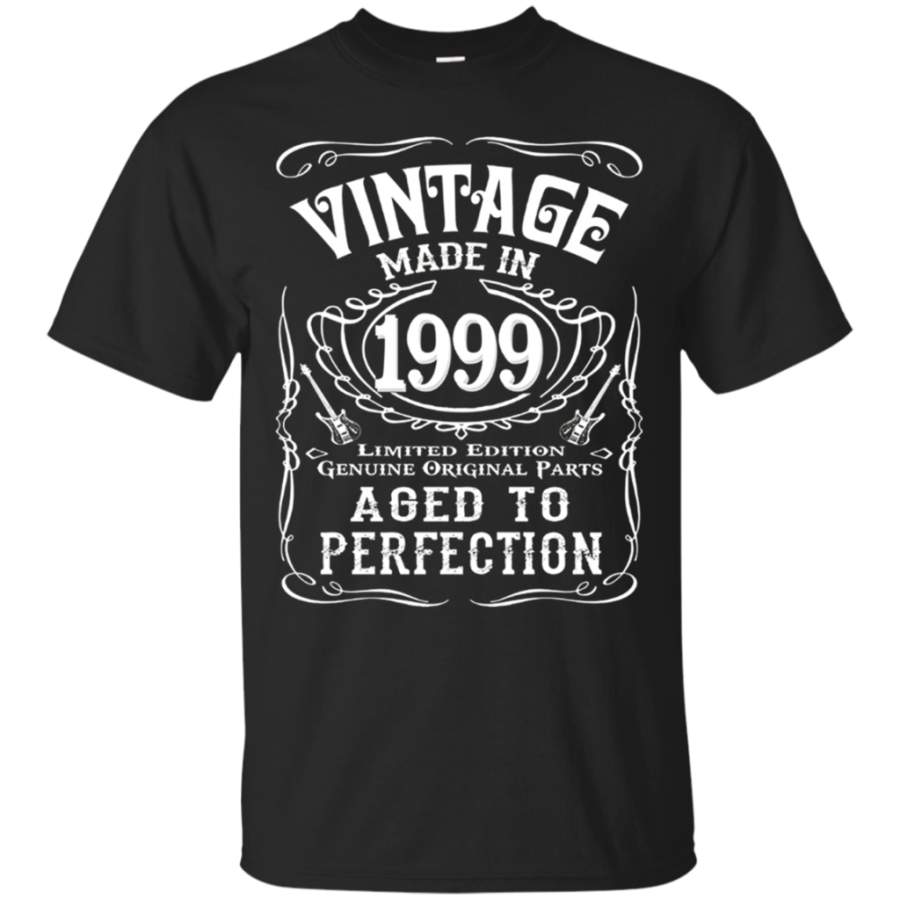 Vintage Made In 1999 Birthday Gift Idea Shirt