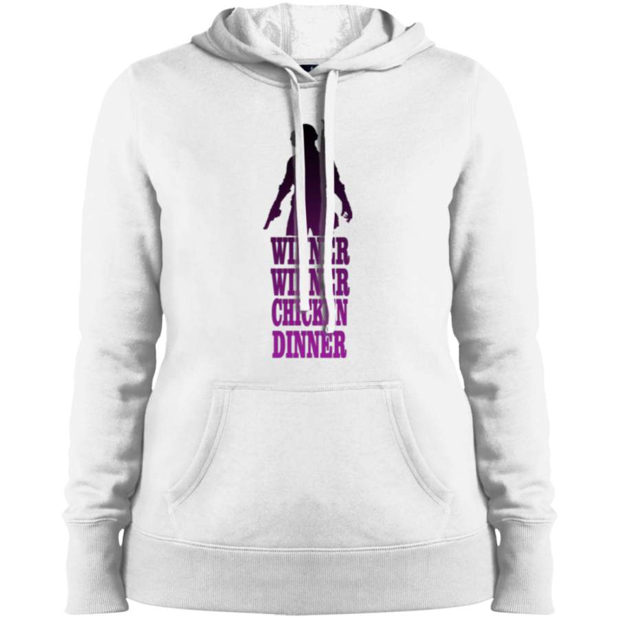 AGR PUBG Winner Winner Chicken Dinner Ladies’ Pullover Hooded Sweatshirt