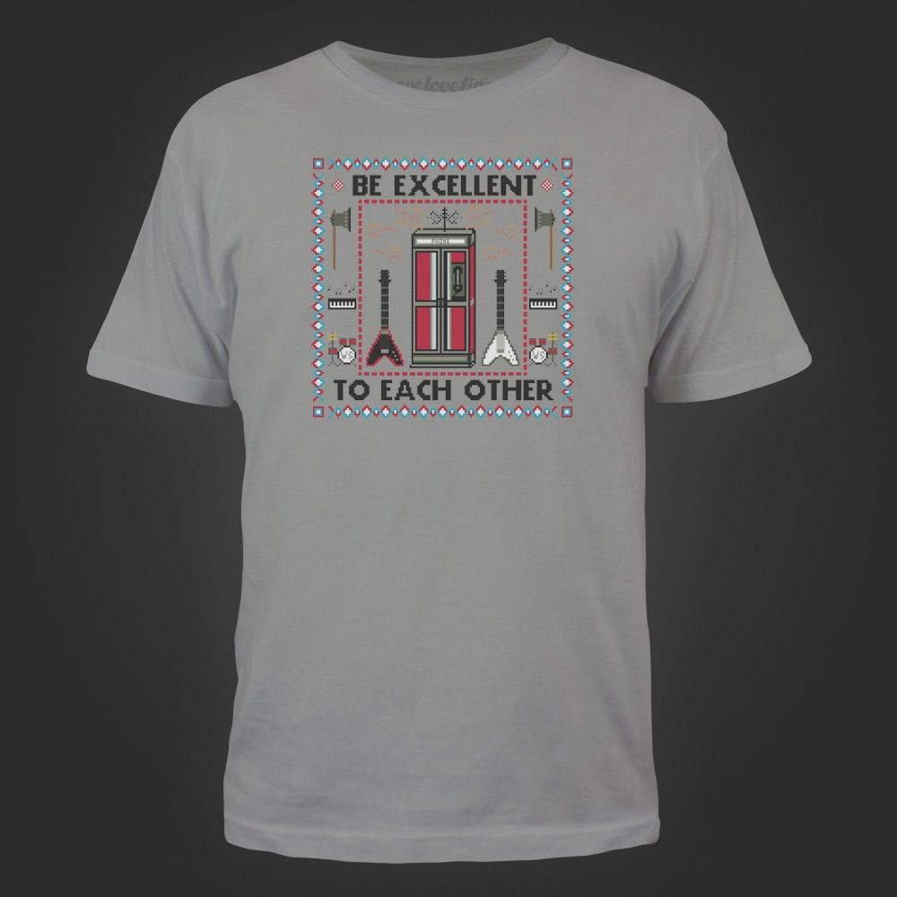 Welovefine be Excellent Cross Stitch shirt