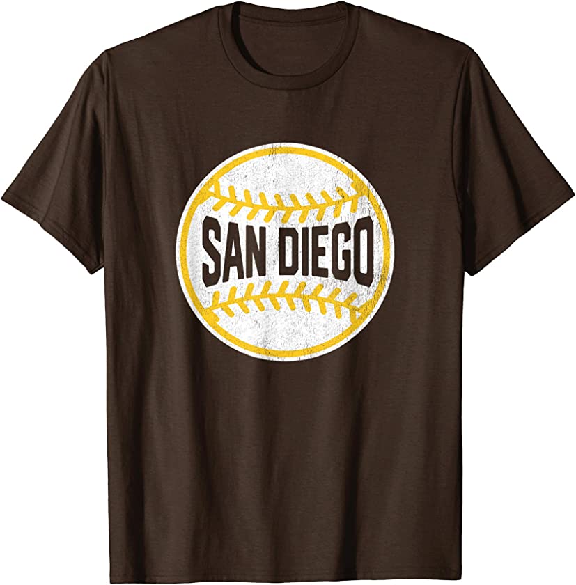 Vintage San Diego Baseball Stitches T-Shirt