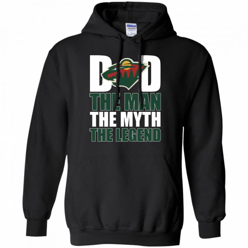 Minnesota Wild Hockey Dad The Man The Myth The Legend Shirt