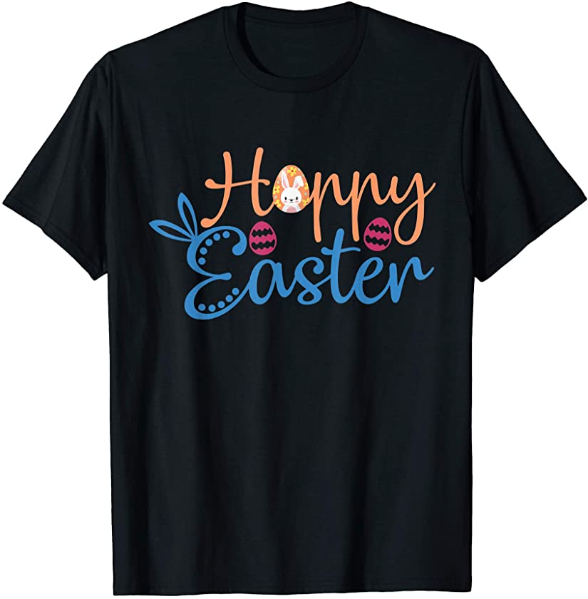 Classic Design Hoppy Easter Sunday Cute Rabbits Arts For Fan T-Shirt