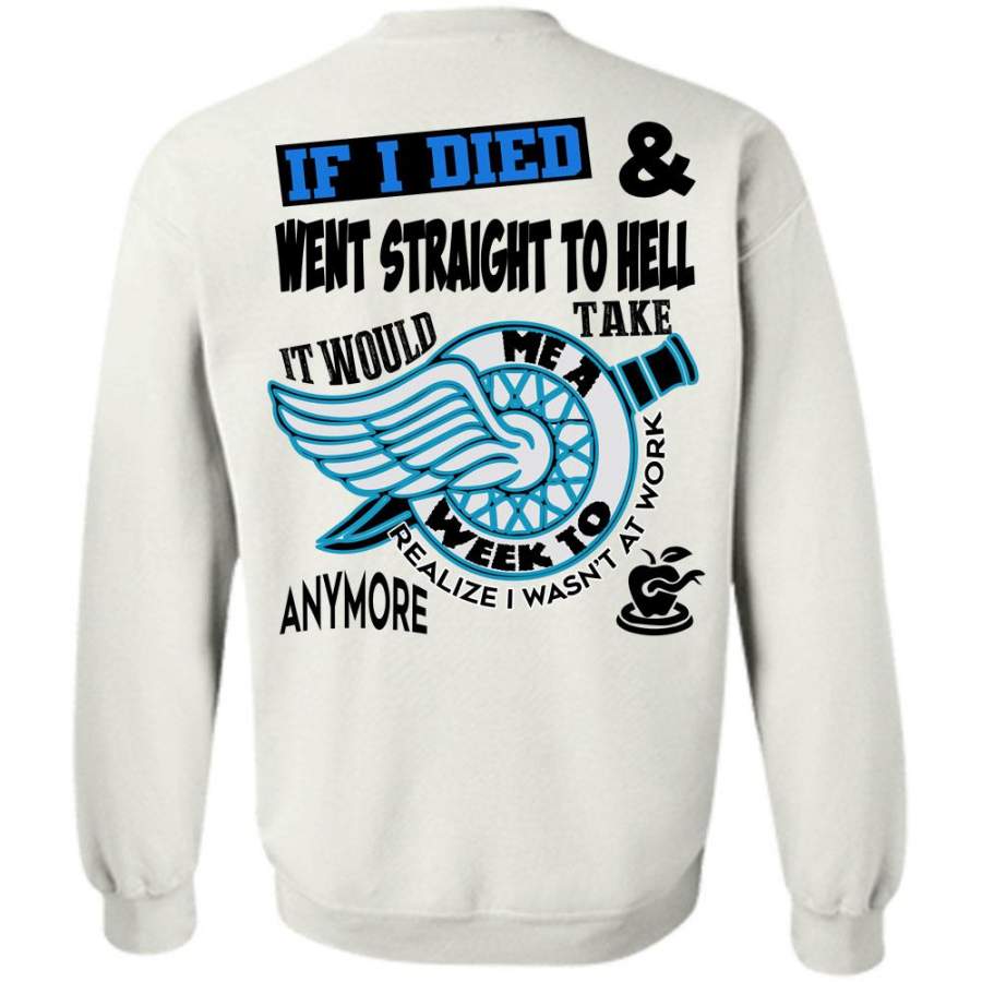 Being A Teen T Shirt, If I Died And Went Straight To Hell Sweatshirt