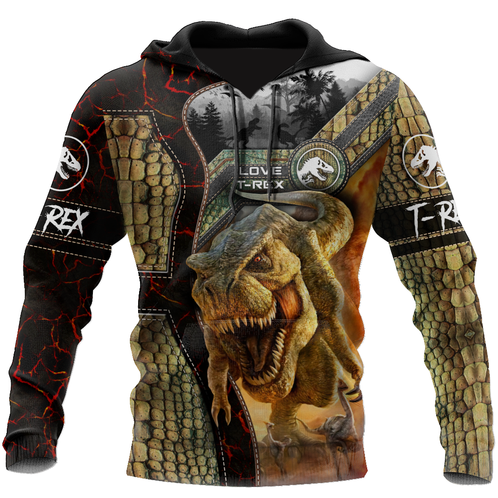 Dinosaur T-rex Master 3D all over printed shirts