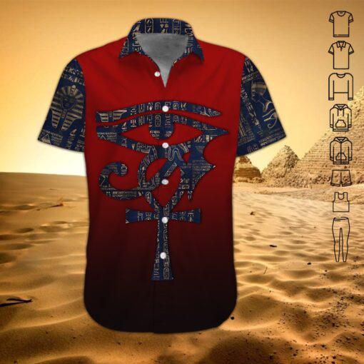 Ancient Egypt Symbol Hawaii Shirt For Men Women Ha12425