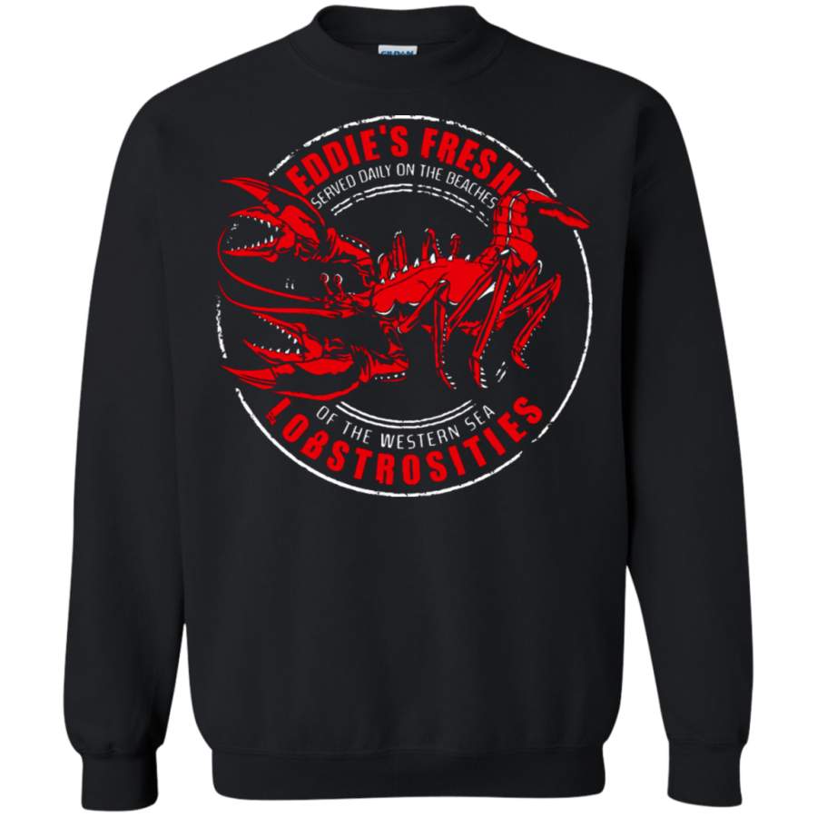 AGR Eddie_s Fresh Lobstrosities Of The Western Sea Stephen King Sweatshirt