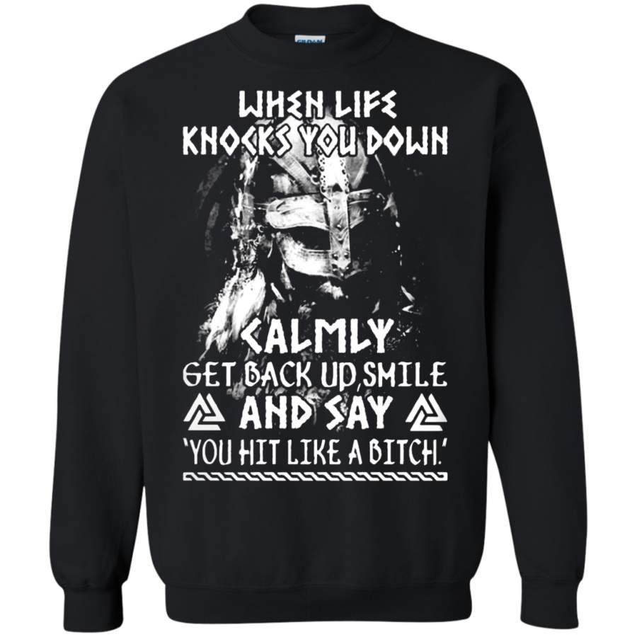 AGR Viking – When Life Knocks You Down Sweatshirt