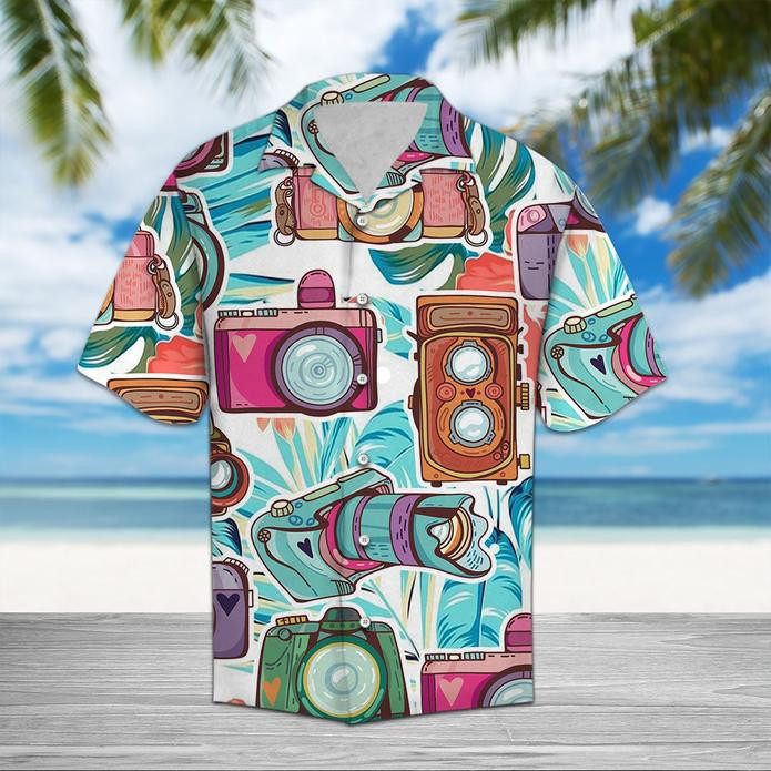 Photograph Blue Floral Tropical Hawaii Shirt 131 Aloha Shirts Ha31511